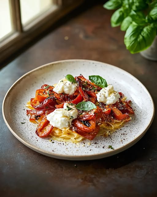 Mediterranean Pepper Toasts