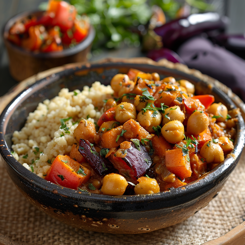 Moroccan Chickpea Stew with Couscous: A Flavor-Packed Delight 3 Moroccan Chickpea Stew with Couscous