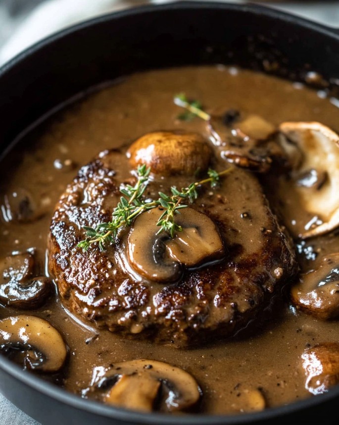 Mushroom Salisbury Steak