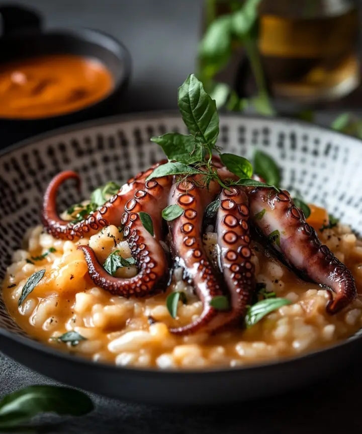 Octopus Risotto Delight