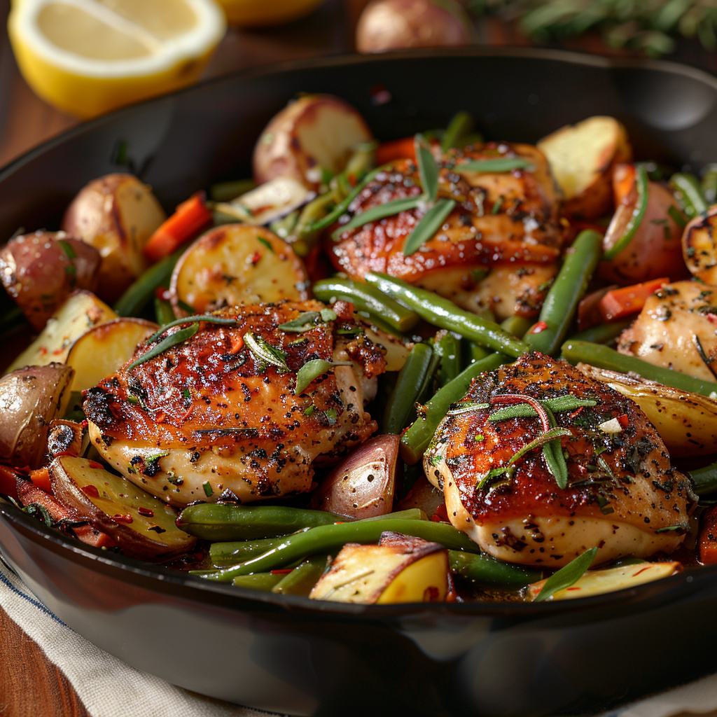 One-Pan Lemon Herb Chicken & Veggies