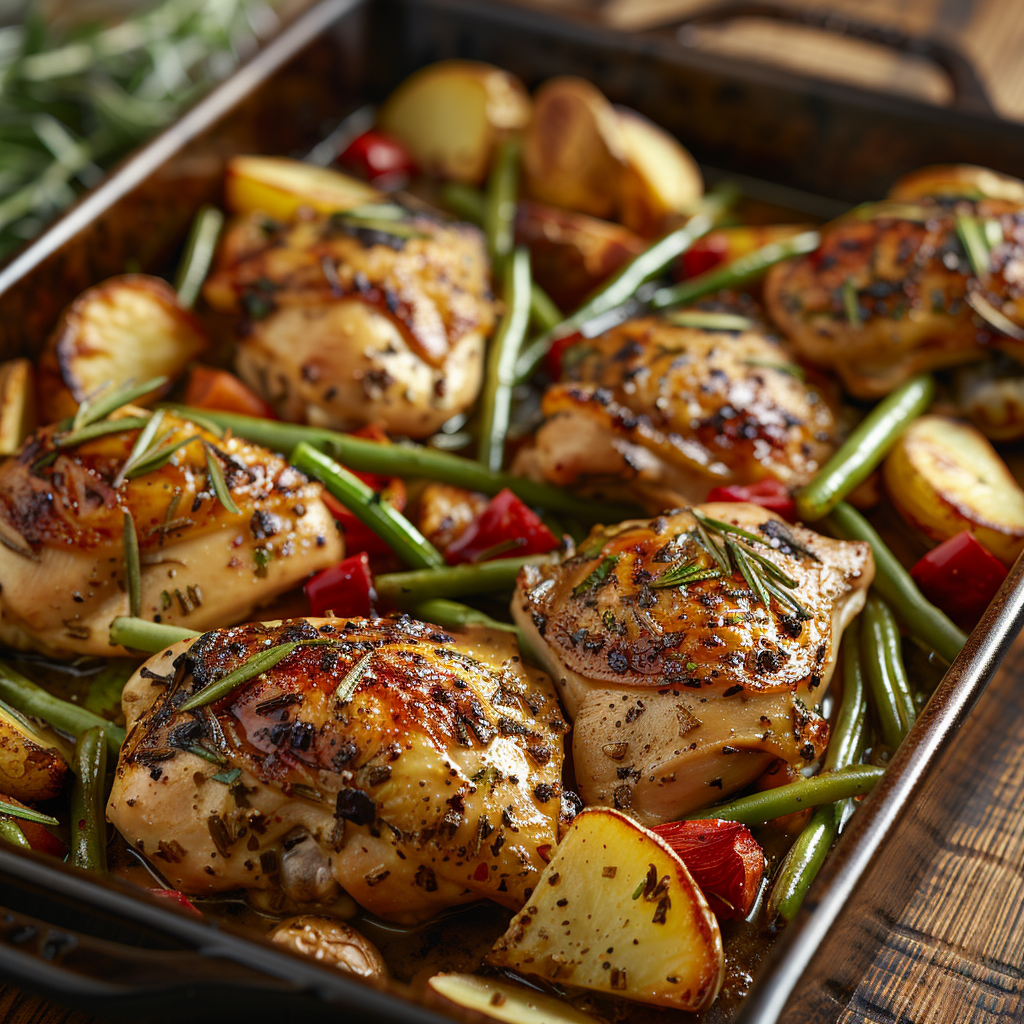 One-Pan Lemon Herb Chicken & Veggies