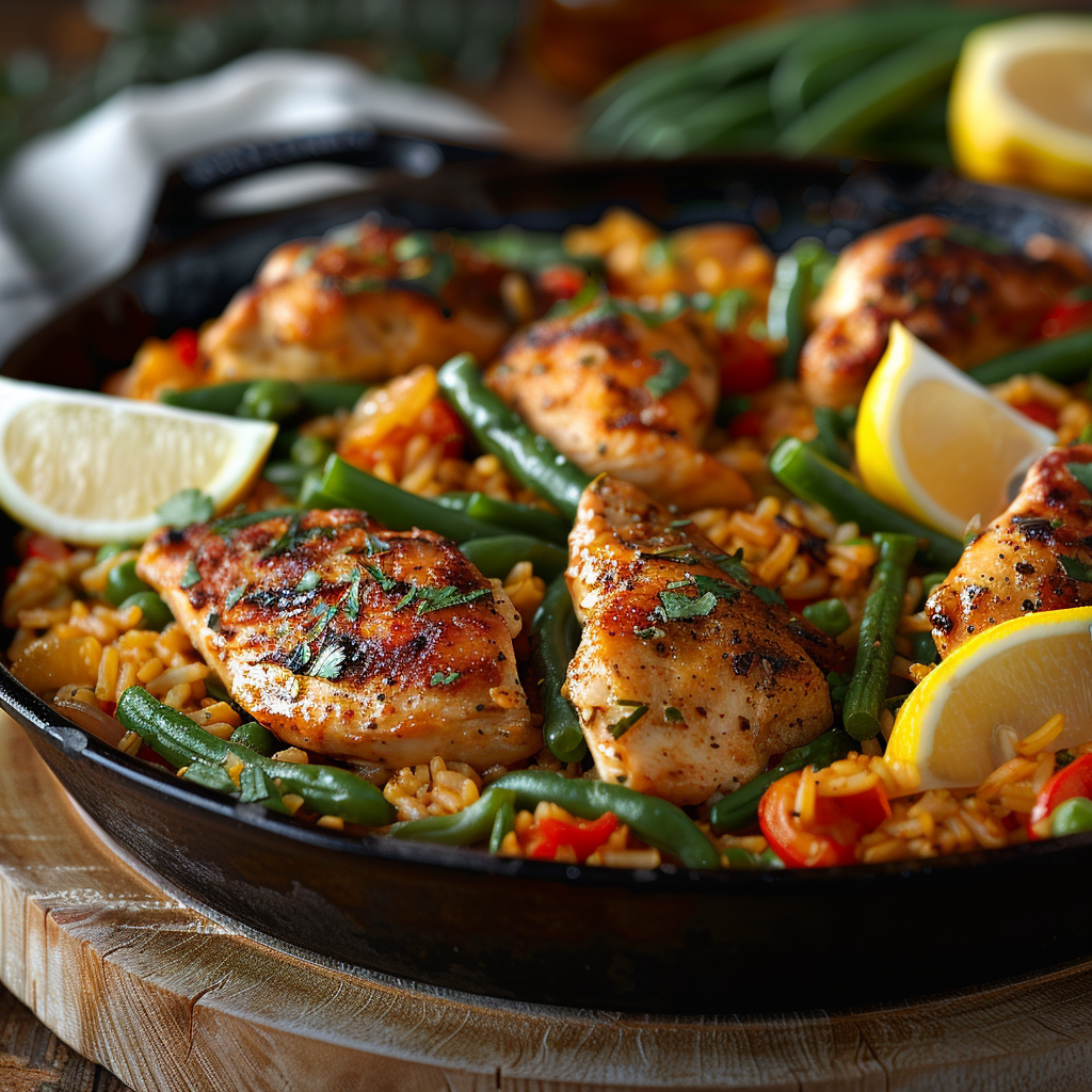 One-Pot Chicken & Rice Skillet: Effortless, Flavorful Dinner Delight 2 One-Pot Chicken & Rice Skillet