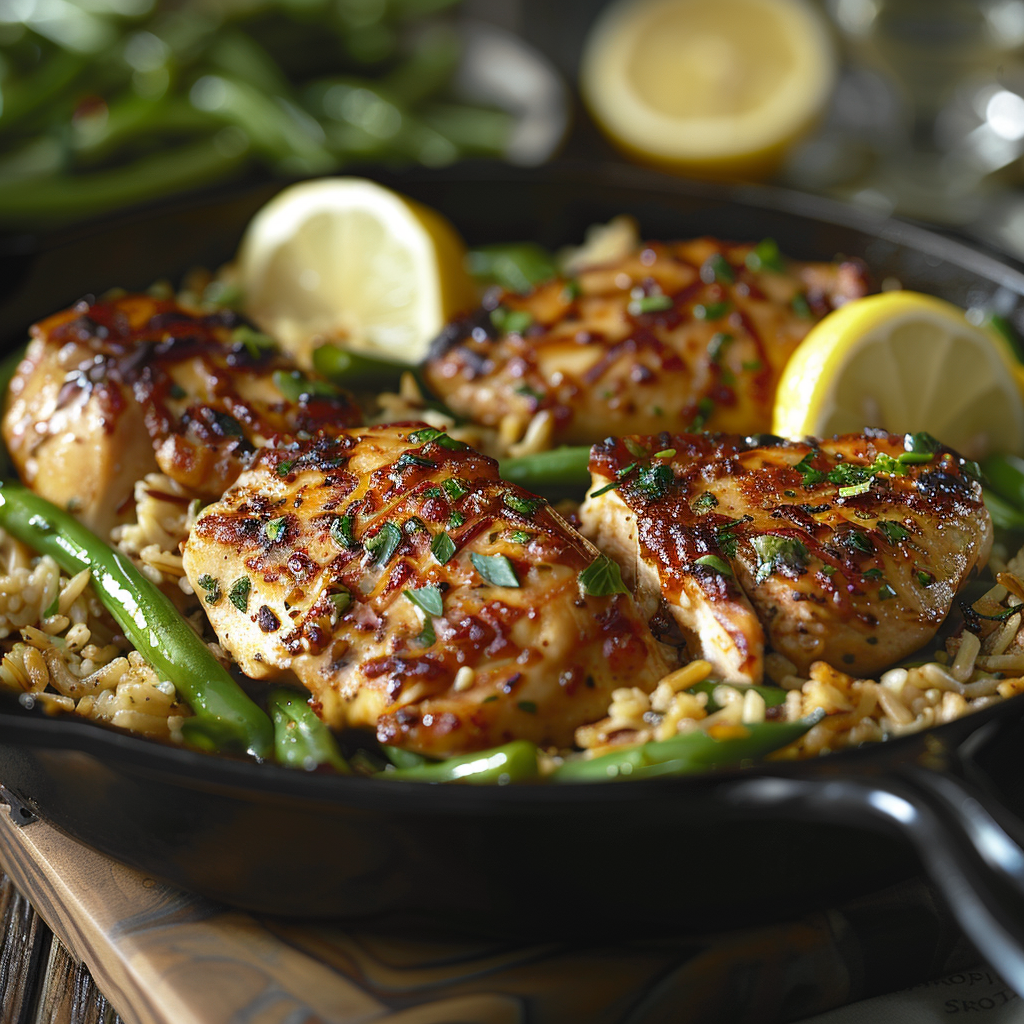 One-Pot Chicken & Rice Skillet: Effortless, Flavorful Dinner Delight 4 One-Pot Chicken & Rice Skillet