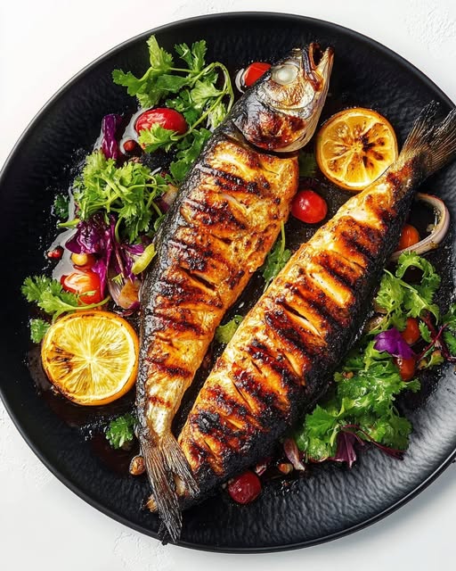 Oven-Grilled Mackerel