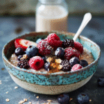 Overnight Buckwheat Porridge with Berries