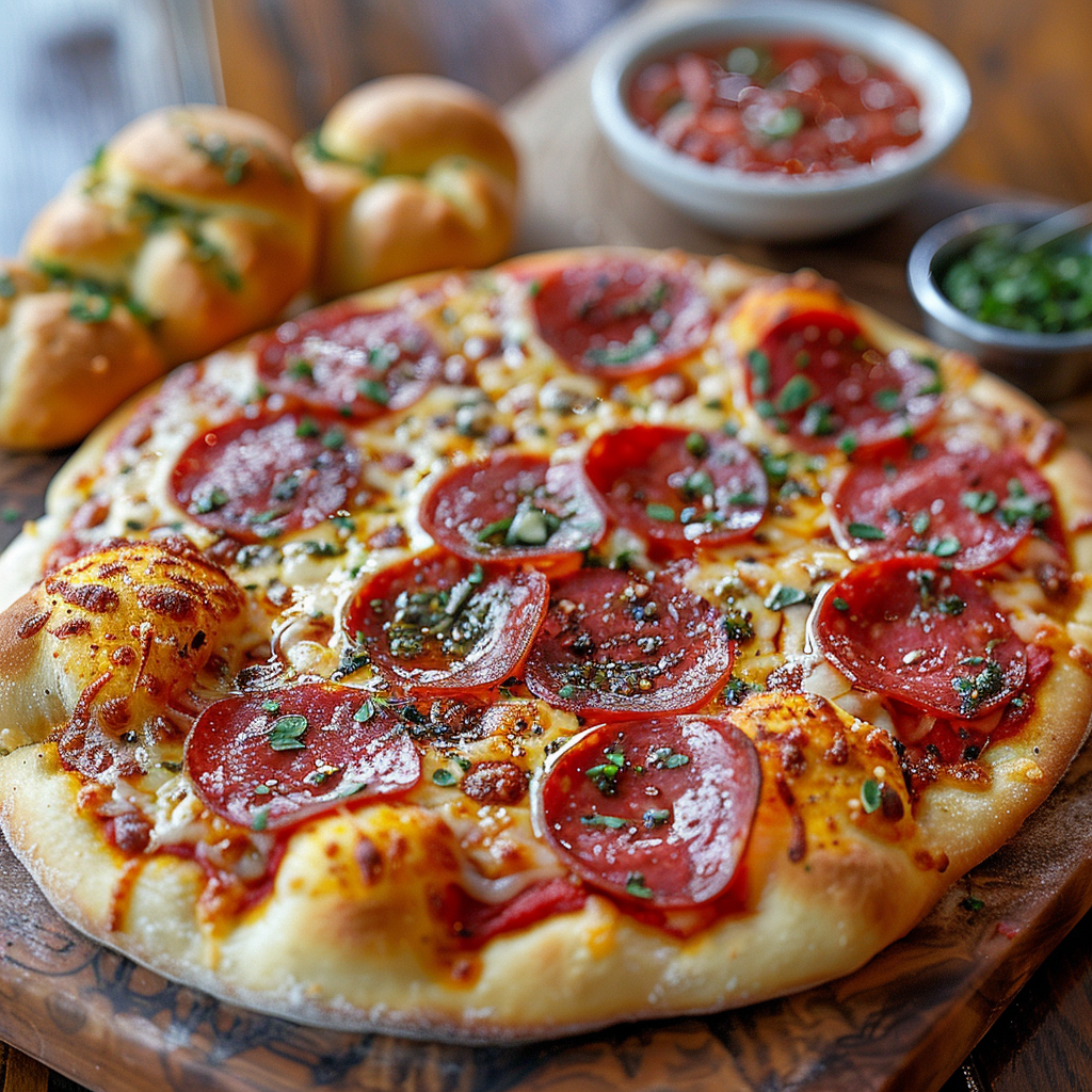 Pepperoni Pizza from Scratch with Homemade Dough: Irresistibly Delicious 2 Pepperoni Pizza from Scratch with Homemade Dough
