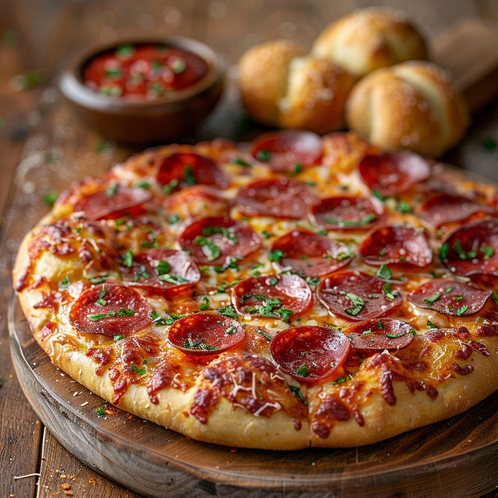 Pepperoni Pizza from Scratch with Homemade Dough: Irresistibly Delicious 3 Pepperoni Pizza from Scratch with Homemade Dough