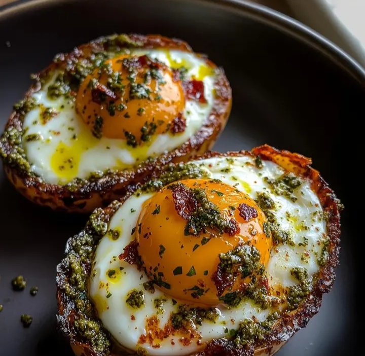 Pesto Egg Delight