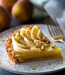 Pistachio Pear Tart