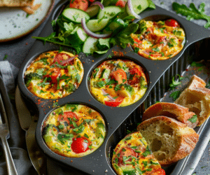 Prep-Ahead Veggie Frittata Cups for Lunch: Easy & Delicious Meal Solution