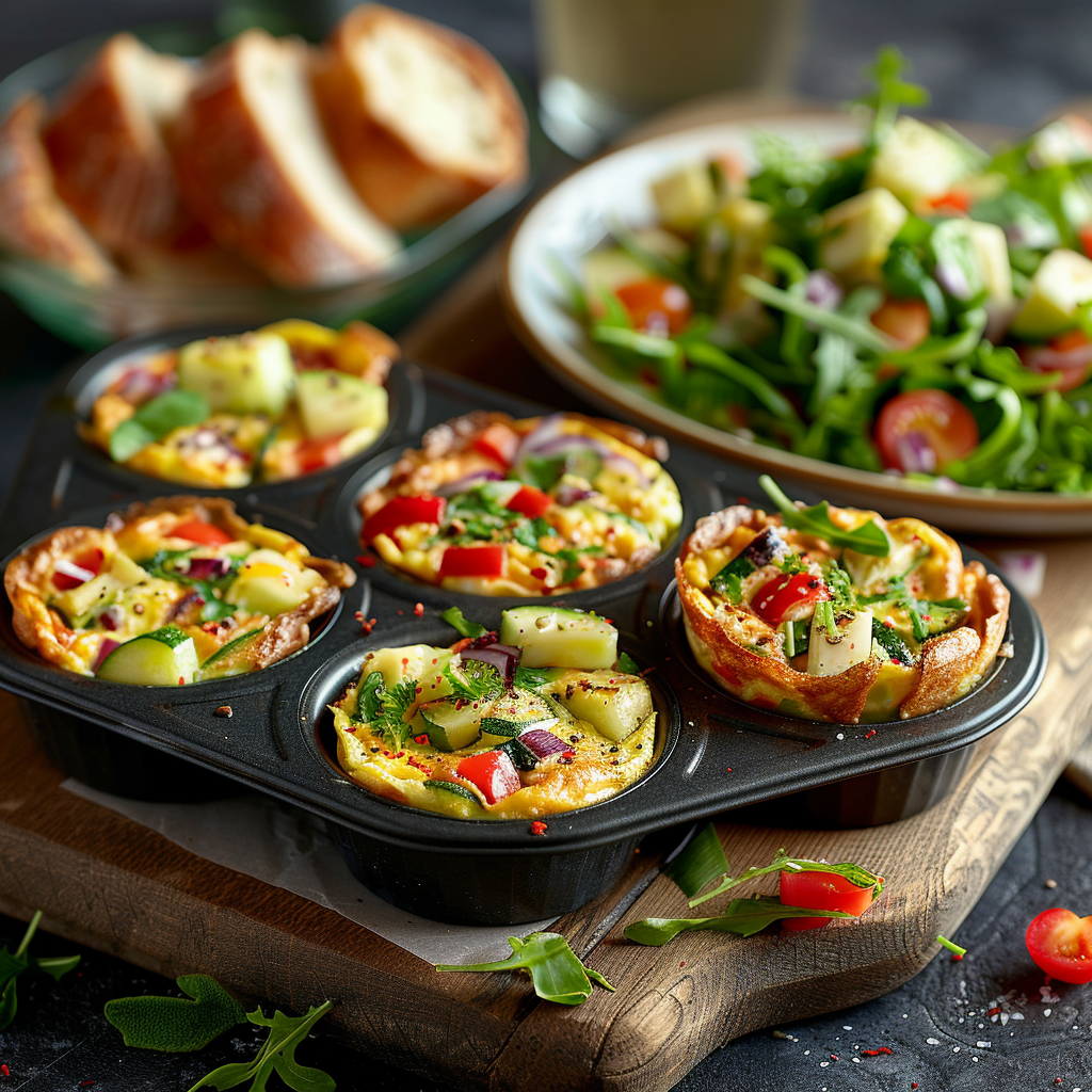 Prep-Ahead Veggie Frittata Cups for Lunch: Easy & Delicious Meal Solution 3 Prep-Ahead Veggie Frittata Cups for Lunch