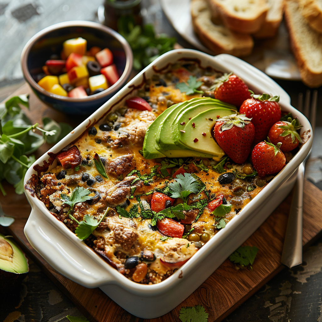 Quinoa & Black Bean Breakfast Bake