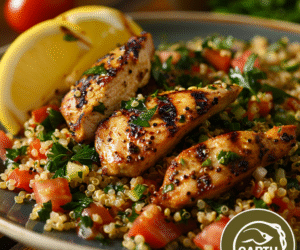 Quinoa Tabouleh & Grilled Chicken: Deliciously Healthy Recipe