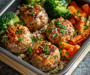 Quinoa & Turkey Meatball Meal Prep: Effortless Healthy Dinners