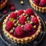 Raspberry Pistachio Tartlets