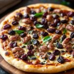 Rustic Grape Chicken Pizza