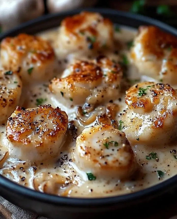 Scallops Shrimp Mushroom Casseroles