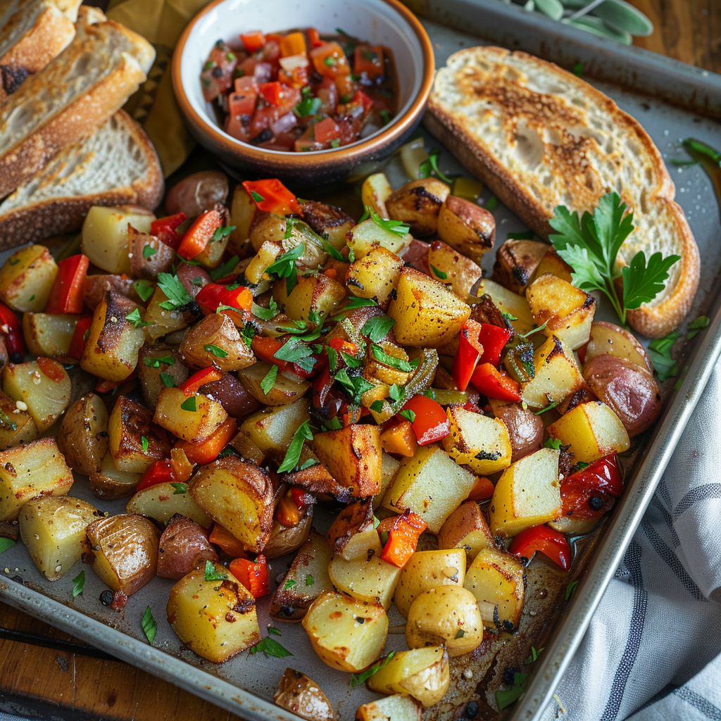 Sheet Pan Breakfast Hash with Potatoes & Veggies: Quick & Delicious 5 Sheet Pan Breakfast Hash with Potatoes & Veggies
