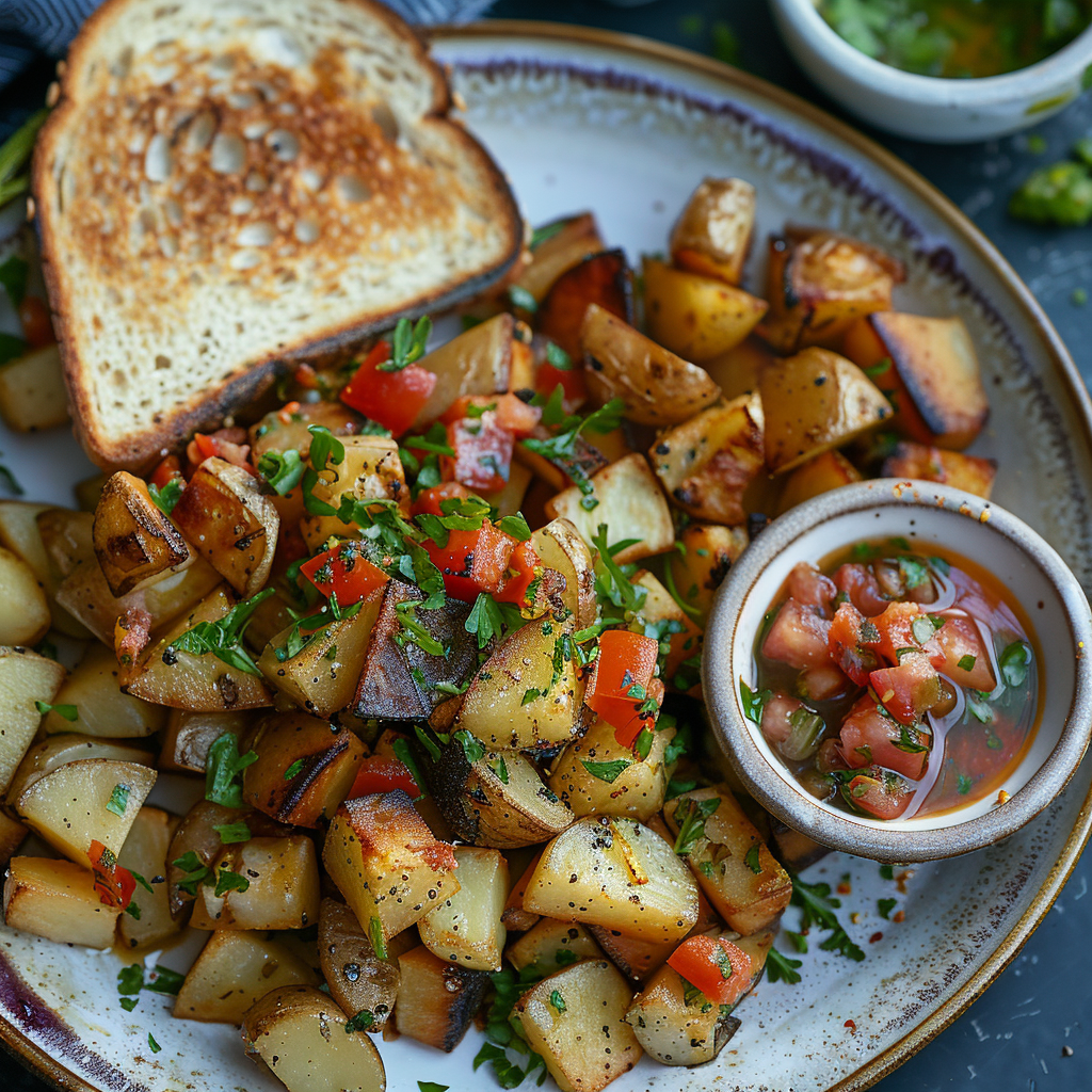 Sheet Pan Breakfast Hash with Potatoes & Veggies: Quick & Delicious 2 Sheet Pan Breakfast Hash with Potatoes & Veggies