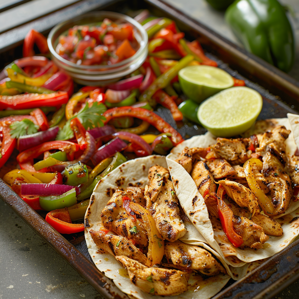 Sheet Pan Chicken Fajitas for Everyone