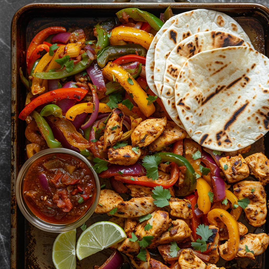 Sheet Pan Chicken Fajitas for Everyone