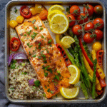Sheet Pan Salmon & Veggies for Meal Prep