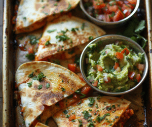 Sheet Pan Veggie Quesadillas: Quick & Delicious Recipe