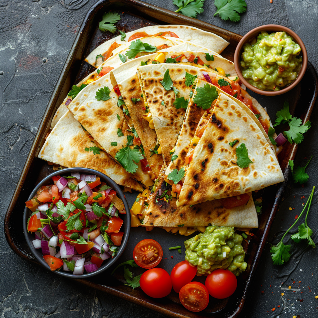 Sheet Pan Veggie Quesadillas: Quick & Delicious Recipe 3 Sheet Pan Veggie Quesadillas