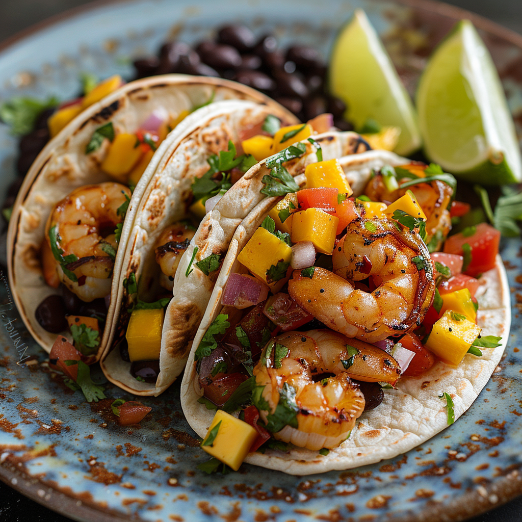 Shrimp Tacos with Mango Salsa: Irresistibly Fresh & Easy Recipe 3 Shrimp Tacos with Mango Salsa