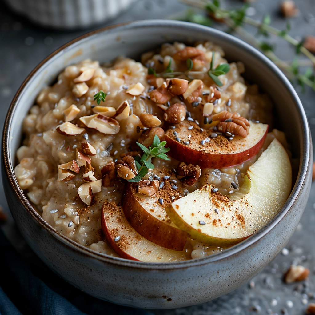 Simple Cinnamon Apple Oatmeal