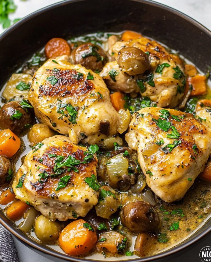 Simplified Chicken Fricassee