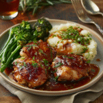 Slow Cooker Honey Garlic Chicken Thighs