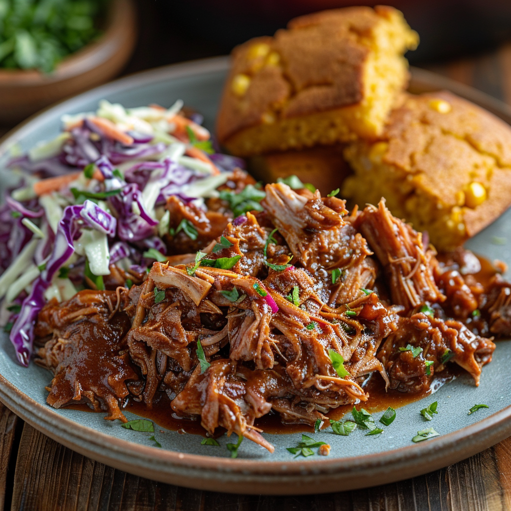 Slow Cooker Pulled Pork with Coleslaw