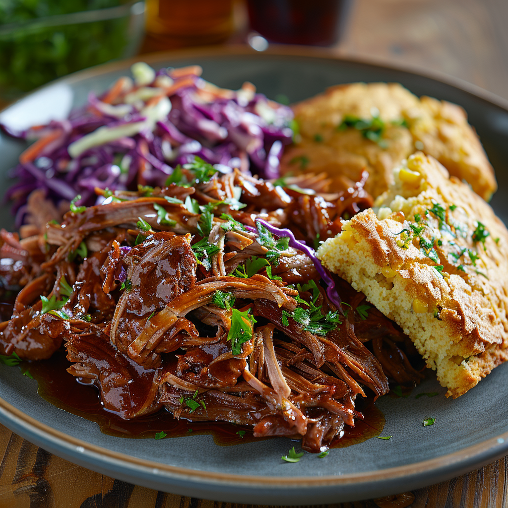 Slow Cooker Pulled Pork with Coleslaw