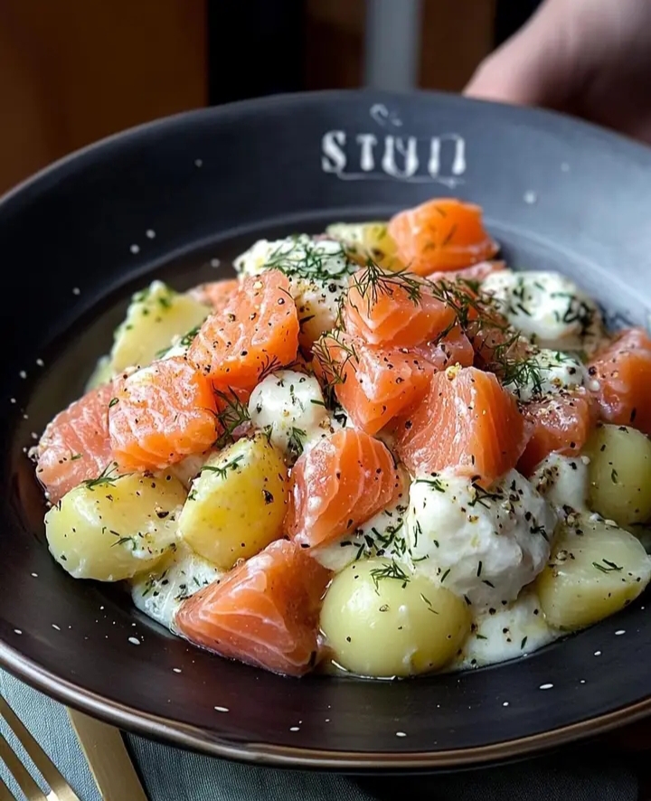 Smoked Salmon Potato Salad