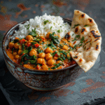Spicy Chickpea & Spinach Curry in 20 Minutes