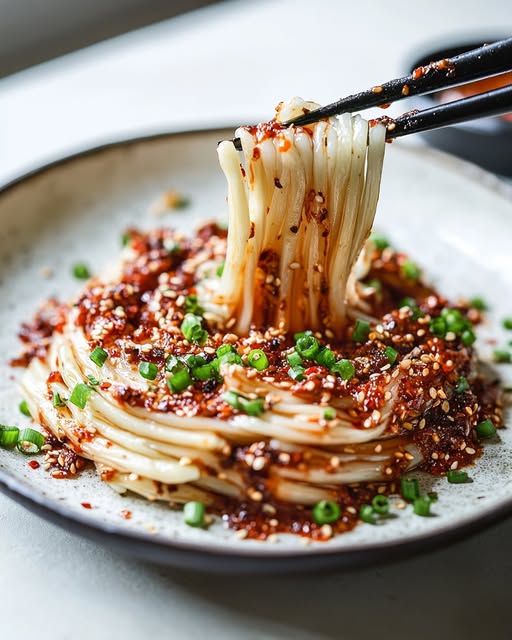 Spicy Enoki Mushrooms