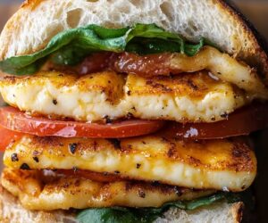 Spicy Honey Halloumi Sandwich: The Ultimate Savory Treat