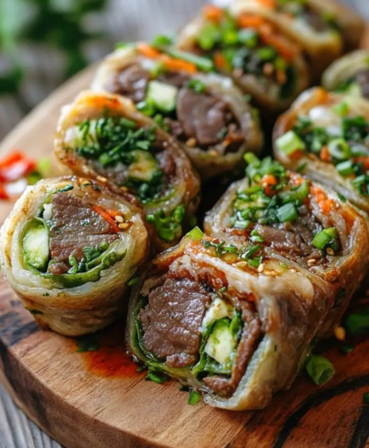 Taiwanese Beef Rolls