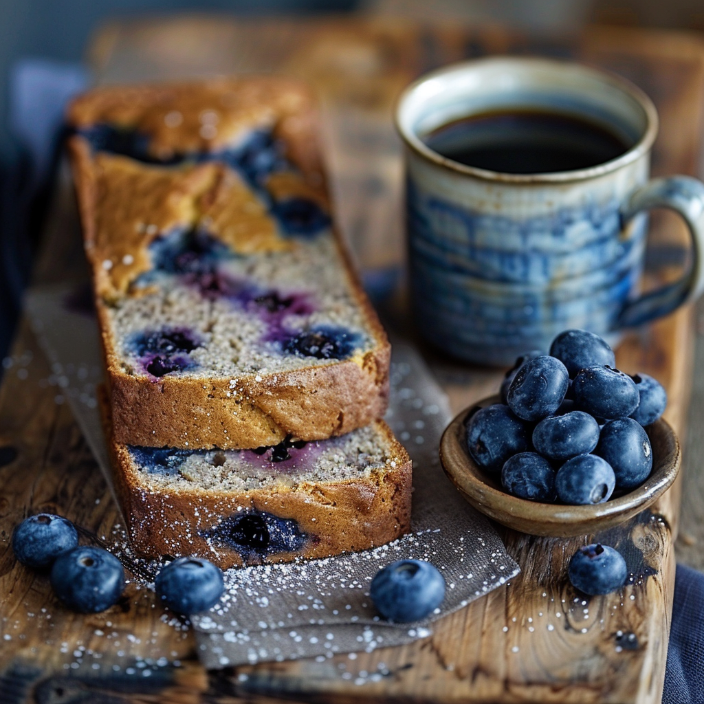 Vegan Banana Blueberry Breakfast Bread: Irresistibly Delicious & Healthy 2 Vegan Banana Blueberry Breakfast Bread