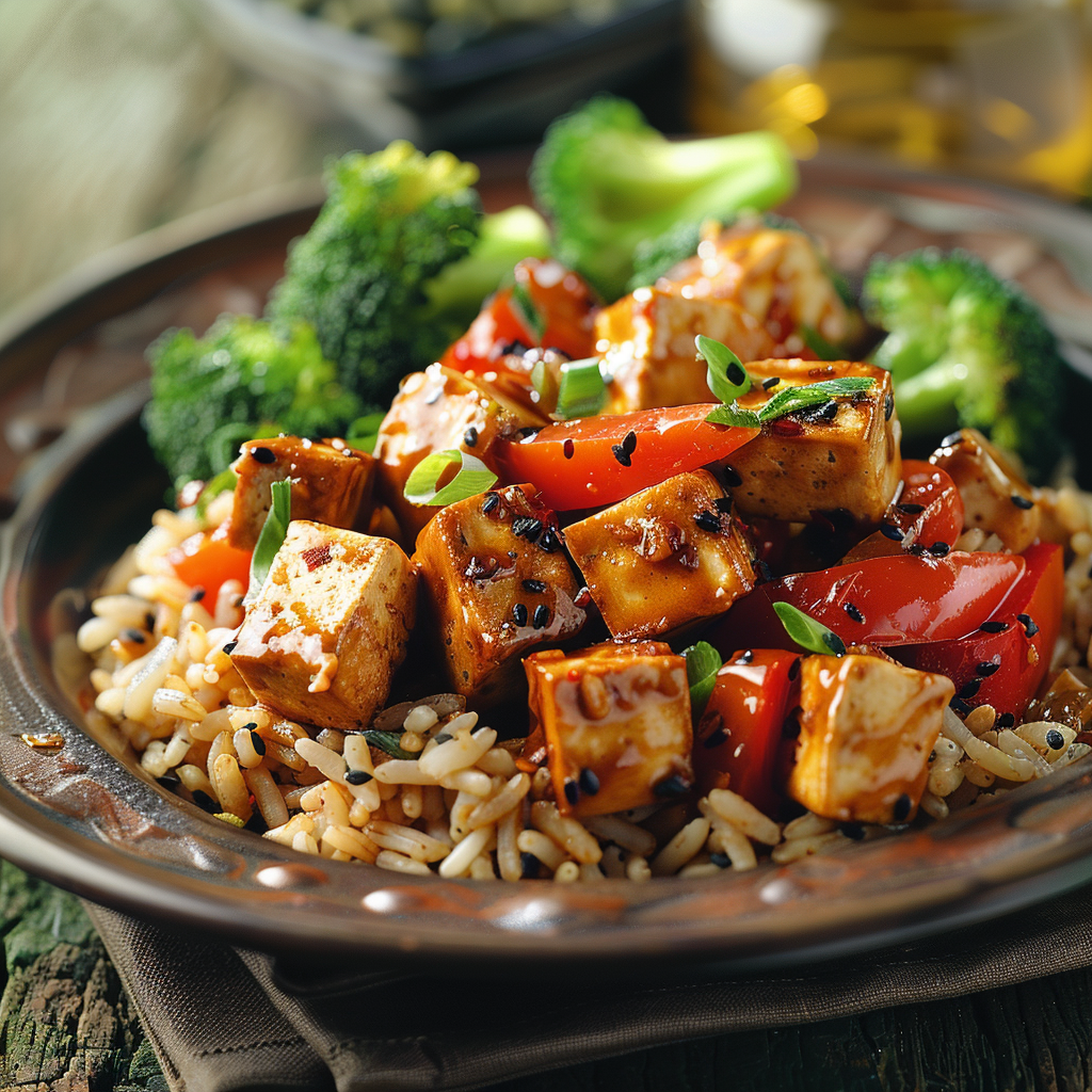 Vegetable Tofu Stir Fry Low Fat Quick Healthy Recipe Vegetable Tofu Stir Fry Low Fat Quick Healthy Recipe