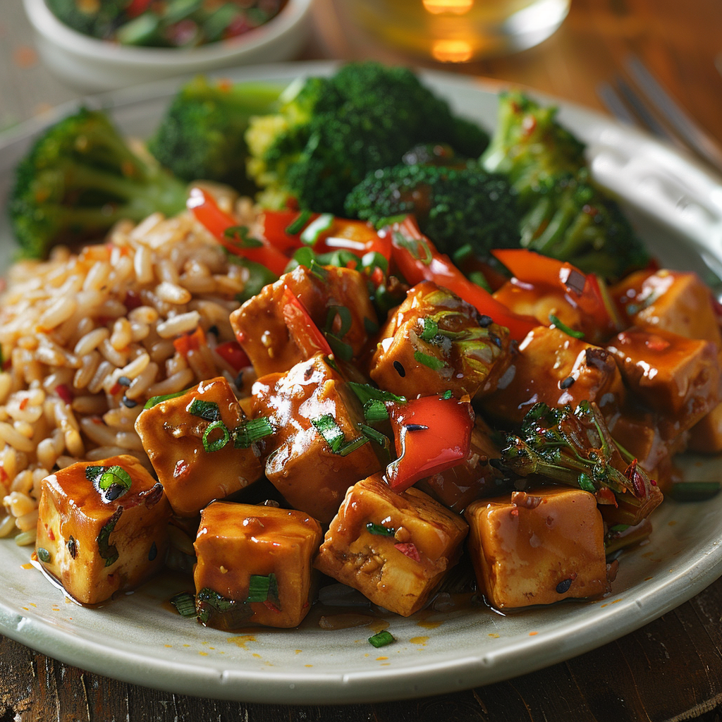 Vegetable & Tofu Stir-Fry (Low Fat)