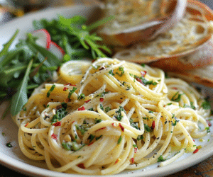 Vegetarian Pasta with Garlic & Olive Oil: Quick & Delicious Recipe
