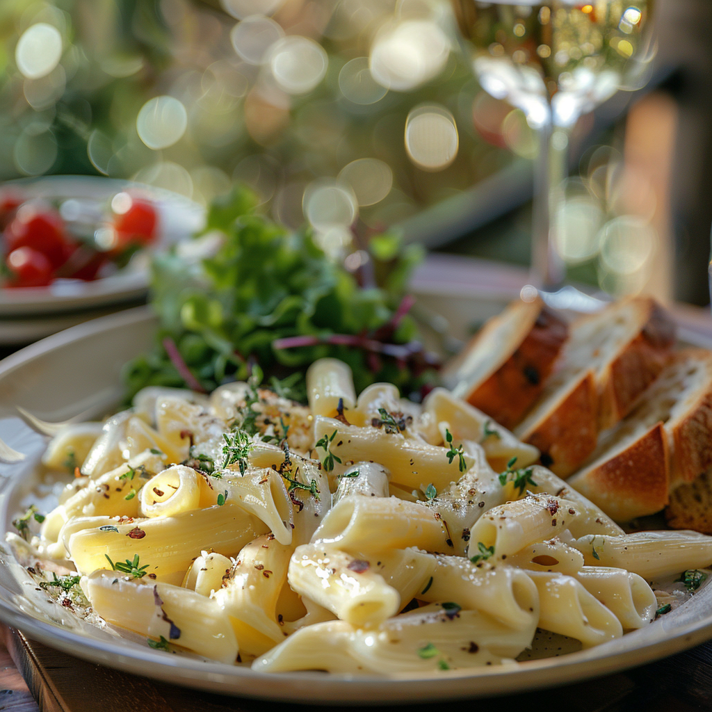 Vegetarian Pasta with Garlic & Olive Oil: Quick & Delicious Recipe 3 Vegetarian Pasta with Garlic & Olive Oil