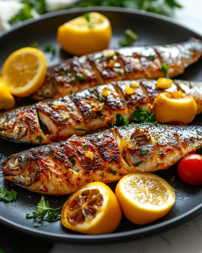 Baked Mackerel Harissa: Savory & Effortless Mediterranean Delight 2 Baked Mackerel Harissa