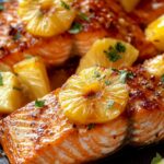 Baked Pineapple Salmon