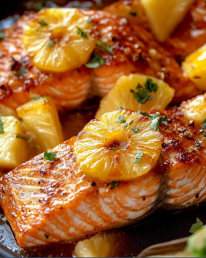 Baked Pineapple Salmon: The Juiciest & Easiest Recipe Ever! 2 Baked Pineapple Salmon
