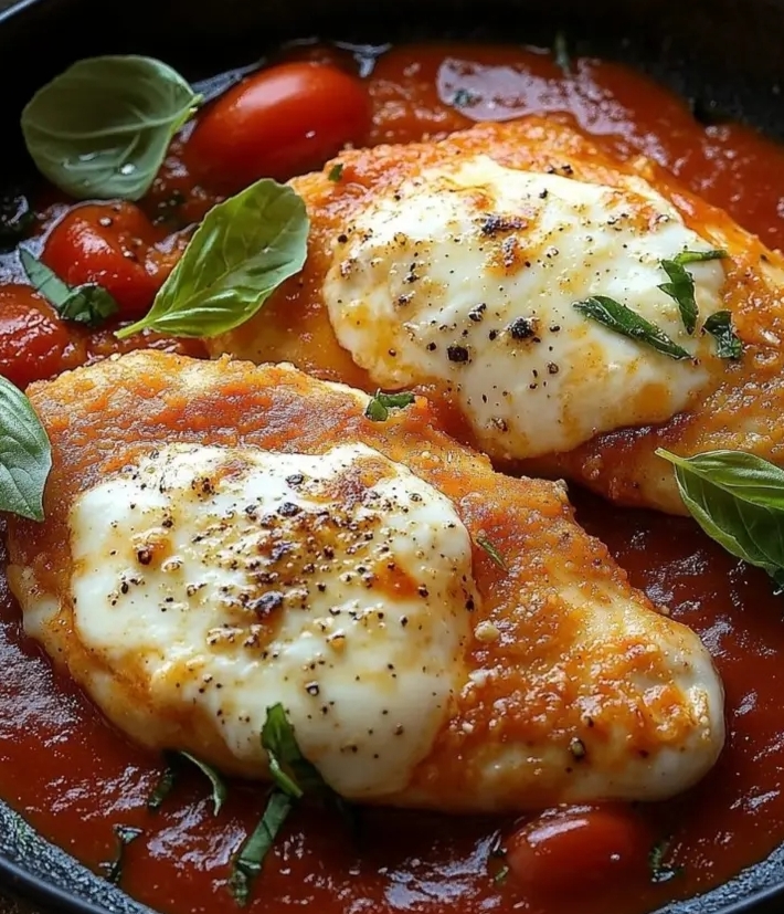 Chicken Mozzarella Bake