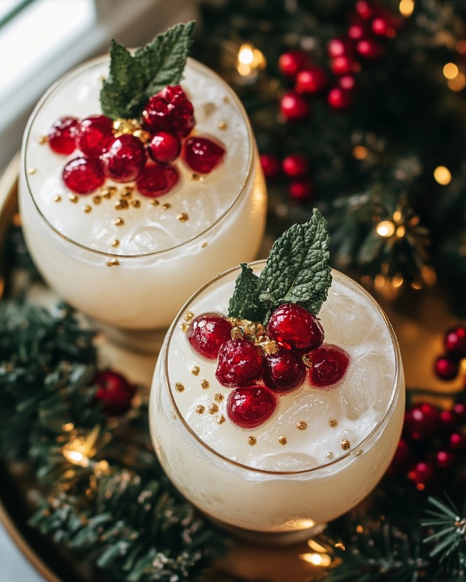Coconut Christmas Mojito